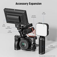 NEEWER A6700 Cage de caméra pour Sony Alpha 6700 Plate-forme vidéo en aluminium avec serre-câble Rails NATO Cold Shoe