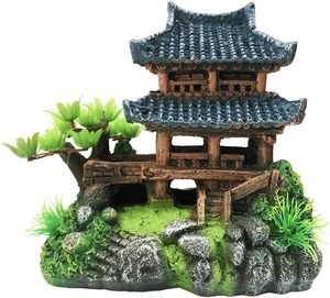 Ornamen Kerajinan Resin Plastik Mewah Ramah Lingkungan Berkualitas Tinggi untuk Dekorasi Akuarium, Kotak, dan Meja - Product Image 1