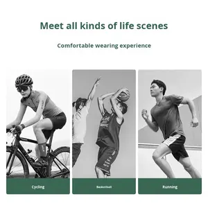 Men's Mid-Rise Bamboo Fiber Underwear Extended Sports Anti-Wear <strong>Boxer</strong> <strong>Briefs</strong> Seamless Breathable Open Crotch Waist Mid-Waist - Product Image 3