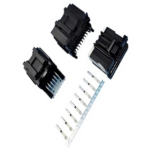 Proveedor de Vietnam de conectores FFC FPC (Flat Flex) automotrices doblados de doble fila con conector hembra y cabezal de clavija de 2,54 MM - Product Image 1