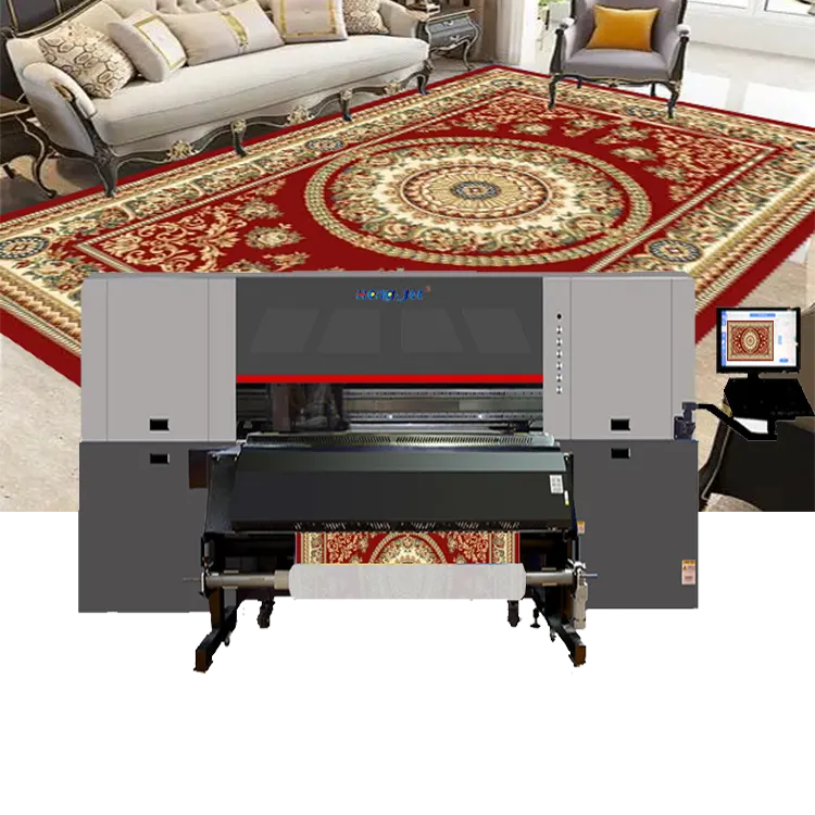 Hongjet-impresora Digital de inyección de tinta, textil I3200, para alfombras, algodón
