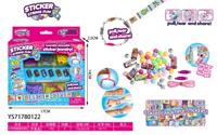 Kit de Fabricación de Pulseras con Pegatinas Holográficas, Juego de Manualidades de Joyería con Cuentas para Niños, Juguete Creativo Hecho a Mano, Regalo para Niñas de 6 Años en Adelante