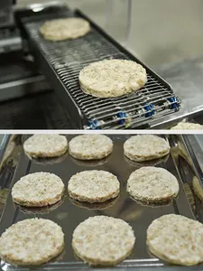 Otomatik ucuz düşük fiyat Cutlet et Patty patates makinesi Burger et pasta yapma pres makinesi