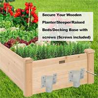 Eisenbahn-Schienenhalterungen Befestigungspfosten Rostfrei Kohlenstoffstahl Umweltfreundlich 2mm Dick Outdoor-Gartenweg Hochbeet-Halterung