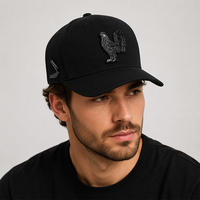 Casquette de baseball bicolore OEM ODM G5 à 5 panneaux avec logo personnalisé, broderie 3D, pour la plage et la protection solaire