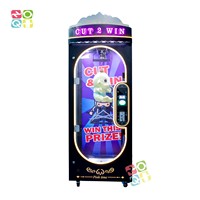 Machine de jeu à pièces, machine à griffes à peluches, jeu de coupe à ciseaux, jeu de gagnant à deux