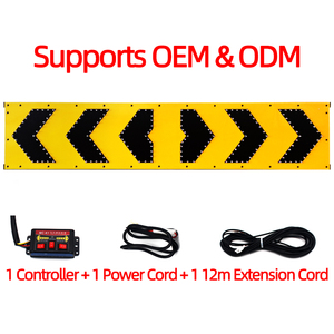 Luz de Advertencia LED Intermitente de Seguridad Vial, Montada en Pared, con Flecha Bidireccional, para Protección y Guía - Product Image 3