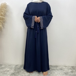 6758# <b>Eid</b> Collection Latest Abaya Dubai Turkey Modest Muslim Fashion New <b>Dress</b> - Product Image 4