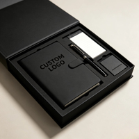Juego de Cuadernos A5 de PU con Impresión Personalizada, Logotipo Grabado, Regalo Empresarial de Alta Gama