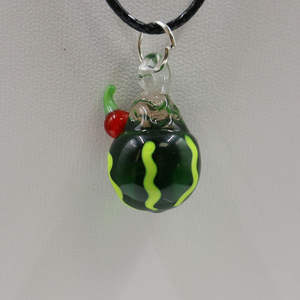 El yapımı minyatür Murano Lampwork cam meyve sebze kolye klasik takı yapımı için kanca ile özel renkli figürler - Product Image 2