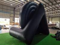 Jeu de fléchettes de football gonflable d'extérieur, jeu interactif personnalisé de grande taille, jeu de fléchettes de football gonflable