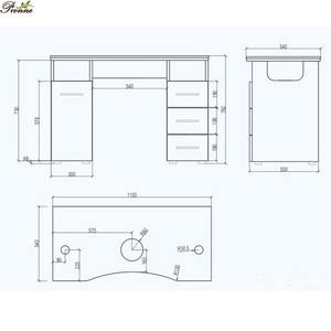 Conception unique équipement pour les ongles Offre Spéciale européen station de manucure en bois <span class=keywords><strong>table</strong></span> technique pour les ongles <span class=keywords><strong>pliante</strong></span> minimaliste - Product Image 6
