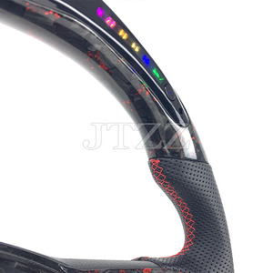 Volante de Fibra de Carbono Forjada con Pantalla LED para Volkswagen <span class=keywords><strong>Golf</strong></span> MK8 Tiguan R GTI <span class=keywords><strong>GTD</strong></span> 2019 2020 2021 <span class=keywords><strong>2022</strong></span> 2023 2024 - Product Image 5