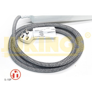 3 cửa hàng 2USB Trạm Sạc 3ft nhiệm vụ nặng nề bện dây mở rộng máy tính để bàn điện dải phẳng cắm 15Amp đồng PVC ổ cắm - Product Image 3