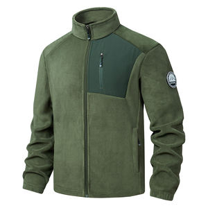 Veste de travail d'hiver pour hommes et femmes, doublée de velours, fermeture éclair, softshell, <span class=keywords><strong>pull</strong></span> à capuche - Product Image 1