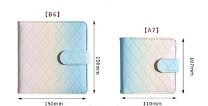 ห่วงใส่เงิน3ห่วงแบบหลวมสมุดโน้ตวางแผนซื้อขายกระเป๋าสตางค์ <span class=keywords><strong>A7</strong></span>ขนาดเล็ก - Product Image 5