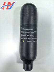 Hongyan 0.36L Gaz Tüpü <span class=keywords><strong>300bar</strong></span> Boş Zaman Sporları Yüksek Basınçlı Karbon Fiber Hava Tankı 360cc - Product Image 1
