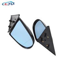 Rétroviseurs de voiture au look carbone ABS noir pour Honda Civic EG3 EH2 EJ7 EM1 EK4 Integra DC4 Acura RSX Coupé Hatchback 1992-2000