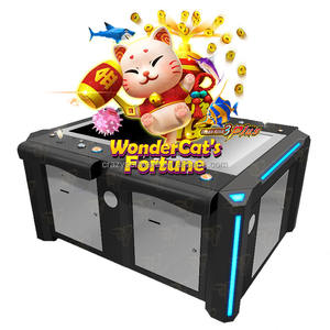 Table à poissons debout pour le sport en intérieur Armoire à poisson de 55 pouces Machine <span class=keywords><strong>Wonde</strong></span> Cat's Fortune - Product Image 1