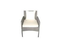 Vente chaude Ensemble de canapé et de table à manger en rotin d'aluminium moderne pour l'extérieur Patio Jardin & Hôtel