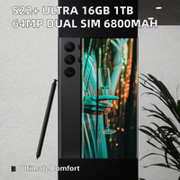 ABT S22+ ULTRA en Oferta, 16GB+1TB, 32MP+64MP, Doble SIM, LTE, 6800mAh, Android 12.0, Carga Rápida de 120W, Pantalla OLED de 120Hz, Deca Core, para Juegos