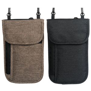 <b>RFID</b> <b>Blocking</b> Convenient Travelling Neck Hanging Bag <b>Wallet</b> Passport Holder <b>Wallet</b> - Product Image 4