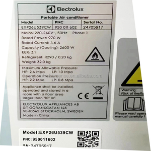 <span class=keywords><strong>Aire</strong></span> <span class=keywords><strong>Acondicionado</strong></span> Portátil de 220V y 9000 BTU, Climatizador de Habitación con Calefacción y <span class=keywords><strong>Aire</strong></span> <span class=keywords><strong>Acondicionado</strong></span> para el Hogar, 50Hz, Solo Frío, con Compresor - Product Image 6