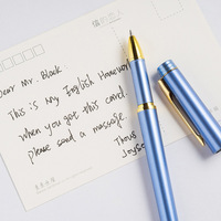 Stylo bille rétractable en métal personnalisé pour usine, 0,5 mm, multifonctionnel, cadeau promotionnel de luxe pour le bureau, l'école et les affaires