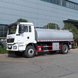 Shacman truk Tanker aluminium 20 galon 10-kubik 4x2 6x4 digunakan untuk susu segar - Product Image 5