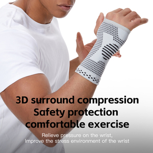 Muñequera deportiva de nailon ajustable, muñequera de compresión, férula de soporte para mano derecha izquierda, muñequeras de Fitness para entrenamiento de hombres - Product Image 5