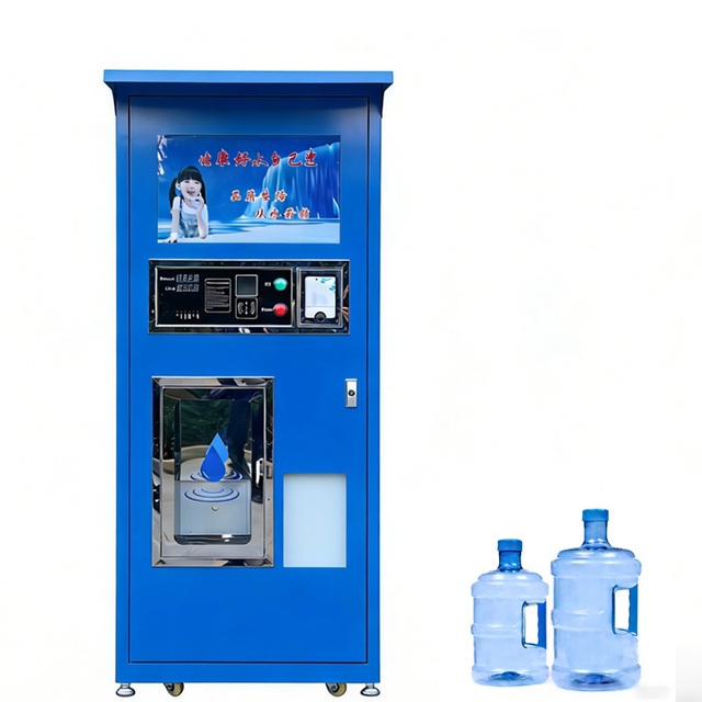 High Efficiency 600GPD 800GPD 1200GPD Reverse OsmosisAdvanced Bottled Water Vending Machine for Water Treatment Plant