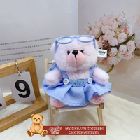 Teddy ISLAND, autorisation mondiale, peluche de 14 à 17 cm avec jupe, design personnalisable, emballage OPP, vente en gros