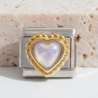 Pendentifs personnalisés les plus populaires en acier inoxydable, breloques DIY en zircon, signes, cœurs, fleurs, charmes italiens pour bracelets de cheville et bracelets