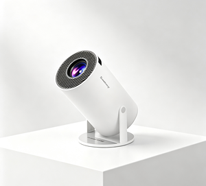 Projecteur portable mini HT88, vidéo 2K, projecteur intelligent sans fil WiFi, système de miroir d'écran, projecteur LED pour la maison et l'extérieur - Product Image 1