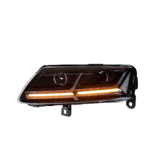 Pour <span class=keywords><strong>Audi</strong></span> A6 C6 2008-2011, ensemble de phares convertis <span class=keywords><strong>Q7</strong></span> avec feux de jour à LED, clignotants dynamiques et feux laser - Product Image 4