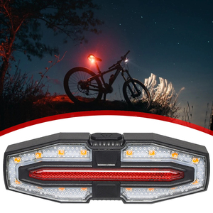 Feu arrière de vélo, lumière de nuit, éclairage LED, recharge USB, étanche, accessoires pour vélo de montagne - Product Image 5
