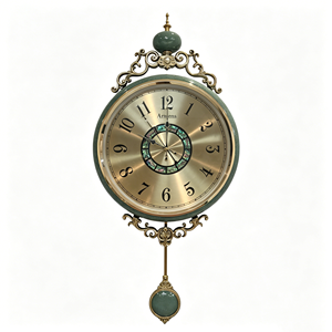 Horloge murale à <span class=keywords><strong>pendule</strong></span> de luxe, design décoratif pour la maison, motif numérique, fonctionne sur piles, pour une utilisation en <span class=keywords><strong>cuisine</strong></span> - Product Image 5