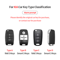 Étui de protection pour clé de voiture en cuir TPU, avec porte-clés, compatible avec Kia Rio Rio5 Sportage Ceed K3 KX3, accessoires auto, vente chaude