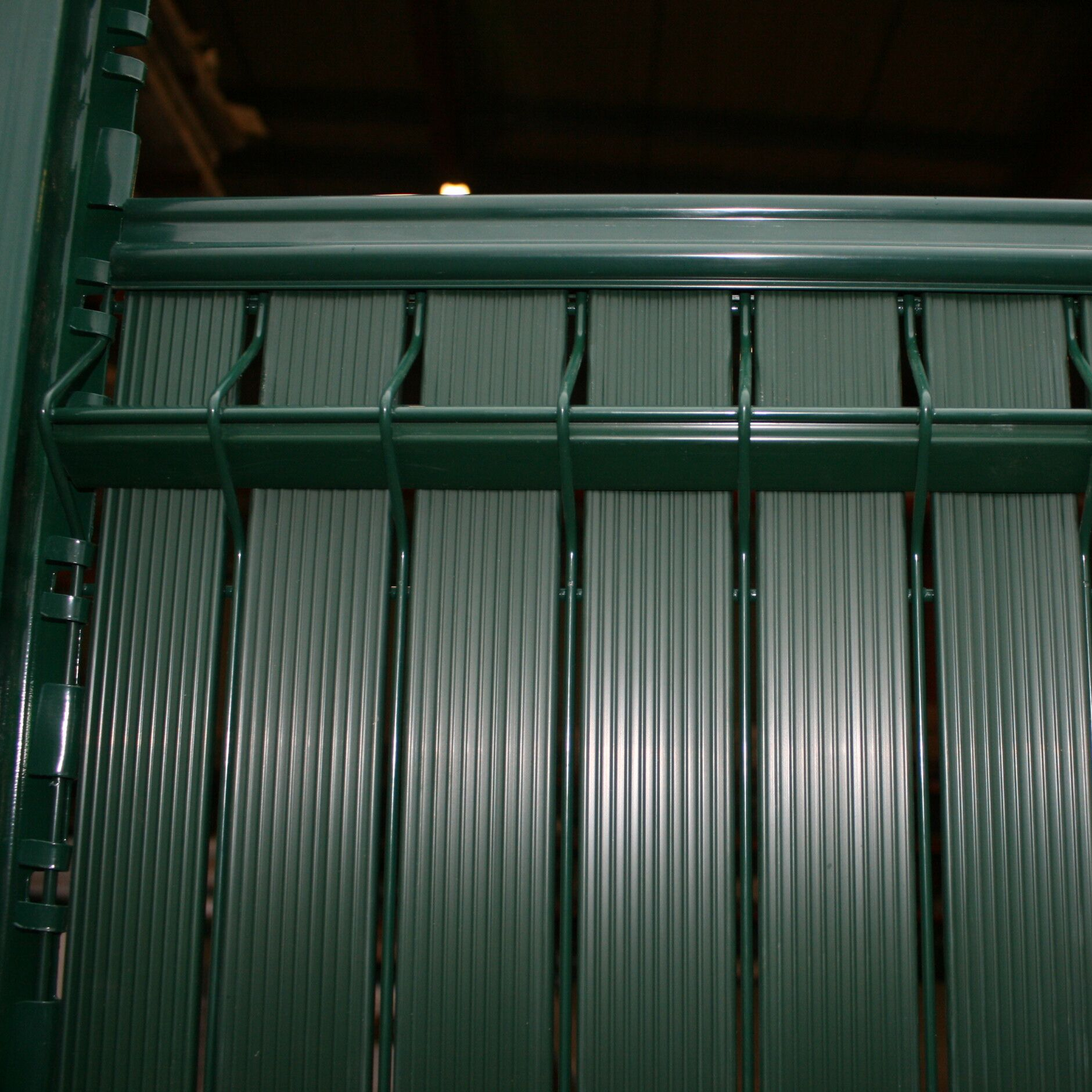 ПВХ 100% УФ брезент планка для 3D изогнутая сварная проволока забор жесткая панель или цепь звено забор для европейского рынка