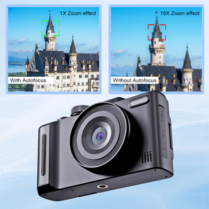 Chuyên Nghiệp 4K HD Nhỏ Gọn Video Kỹ Thuật Số Máy Ảnh Cho Trẻ Em Sinh Viên Mới Bắt Đầu Cấp 2000MAh 18X Zoom Quang Học 2 "-3" Hình Ảnh Màn Hình - Product Image 6