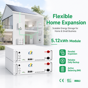 Batería LiFePO4 <span class=keywords><strong>CFE</strong></span> 51.2V 100Ah 5kWh para Hogar, ESS de 6000 Ciclos, Montaje en Pared, CAN, 5 Años de Garantía para Growatt, Solis, Goodwe - Product Image 5