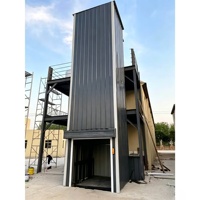 Plateforme élévatrice verticale fixe pour entrepôt multi-étages, guide-rail, élévateur de marchandises, pour la manutention des marchandises