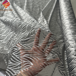 Tela de Tul con Lentejuelas Brillantes y Metálicas con Patrón de Rayas de Zebra, en Oferta, a Bajo Precio y en Existencia, para <span class=keywords><strong>Vestidos</strong></span> - Product Image 1