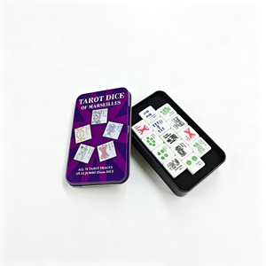 Ensemble <span class=keywords><strong>de</strong></span> dés <span class=keywords><strong>de</strong></span> tarot personnalisable <span class=keywords><strong>de</strong></span> 78 <span class=keywords><strong>cartes</strong></span>, dés <span class=keywords><strong>divinatoires</strong></span> mystiques portables à coins carrés, dés <span class=keywords><strong>de</strong></span> méditation, boîte en acrylique, cube <span class=keywords><strong>de</strong></span> guidance - Product Image 3