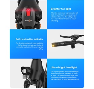 Envío Rápido desde Almacén de la UE, Scooters de 500W Unisex, Scooter Plegable con Neumáticos, Control por Aplicación, Escooter - Product Image 5