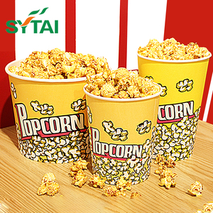 Seaux à pop-corn Jumbo imprimés sur mesure de style théâtre sulfurisé pour événements - Product Image 2