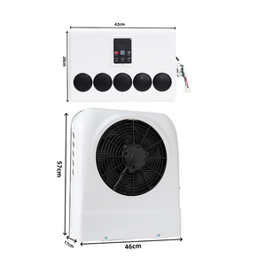 12V/24vvehicle Xe Tải xe buýt xe hơi AC điều khiển HVAC khí hậu Bảng điều khiển chuyển đổi 24V tạm thời hiển thị tự động điều hòa không khí mát - Product Image 1