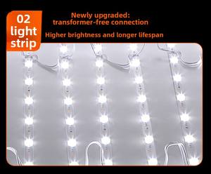 Großhandel 4S Autowerk statt LED-Beleuchtung Garage Werbung Softfilm-Leuchtkästen Aluminium legierung Rahmen 3000 Lumen AC 220V/110V - Product Image 5