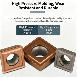 Plaquettes en carbure SPMG07T308 à usages multiples <span class=keywords><strong>TG</strong></span>/DG/MF/ND pour forets à rainurer, pour le perçage et l'usinage CNC de l'acier inoxydable, directement de l'usine - Product Image 3