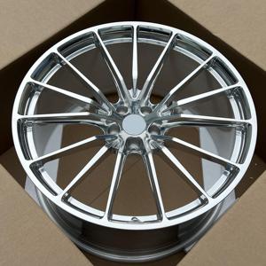 Jantes de voiture monobloc en aluminium T6061 poli, forgées sur mesure, concaves, multi-branches, 18-26 pouces, pour <span class=keywords><strong>Audi</strong></span> Q8 <span class=keywords><strong>SQ8</strong></span> R8 - Product Image 2